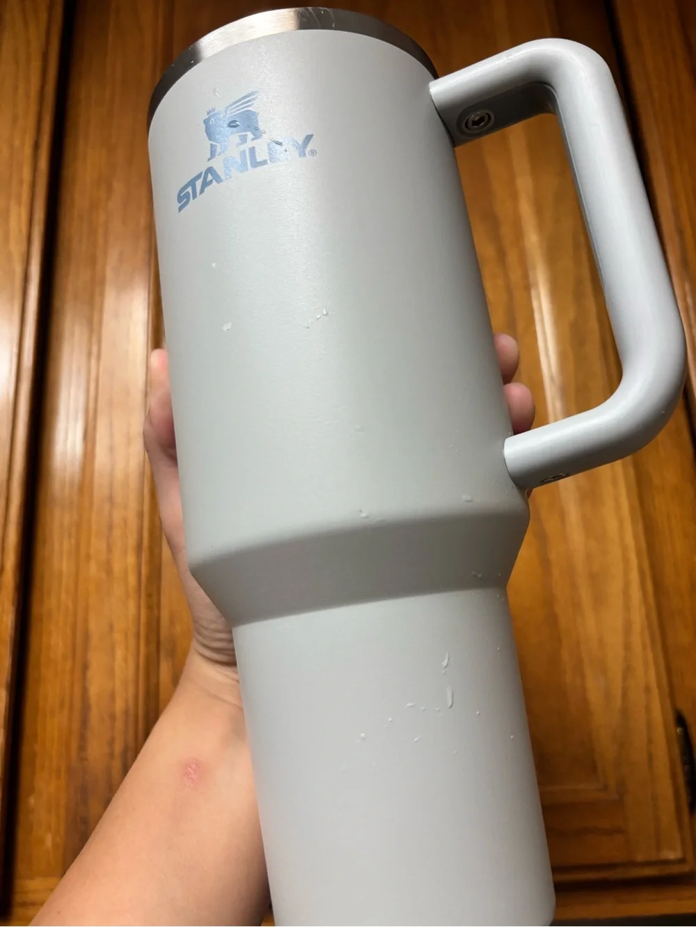 Stanley Light Blue Insulated Travel Mug with Handle
